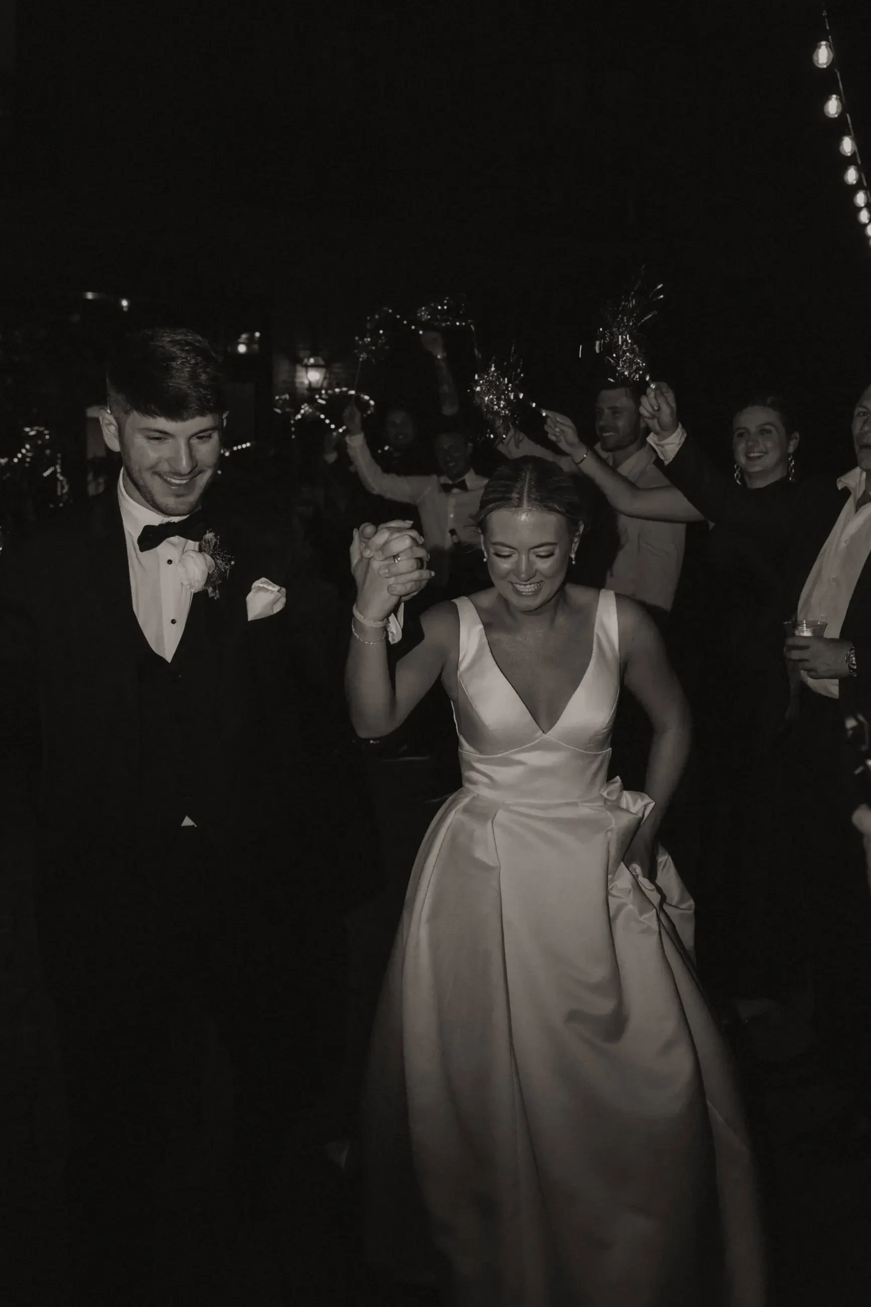 image shows sydney and jackson dempsey after their wedding