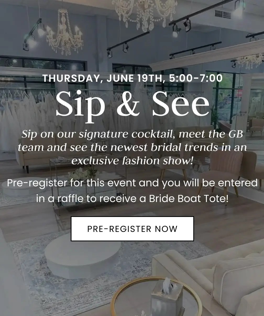 Sip & See bridal event at Gown Boutique of Charleston