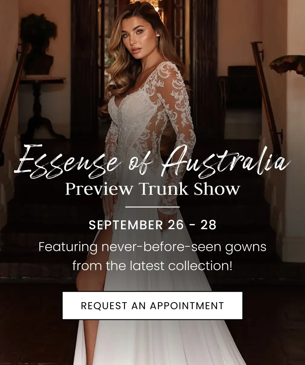 Essense of Australia Preview Trunk Show at Gown Boutique of Charleston