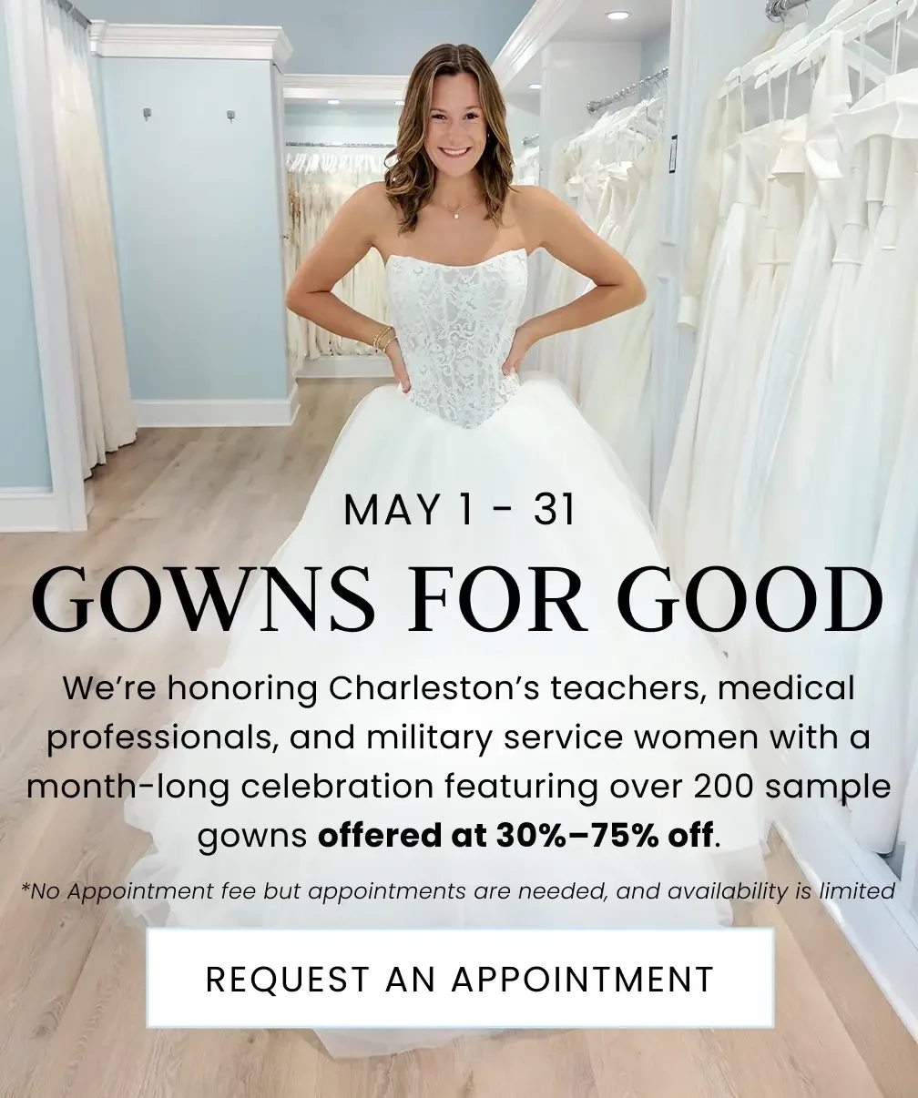 Gowns for Good event at Gown Boutique of Charleston