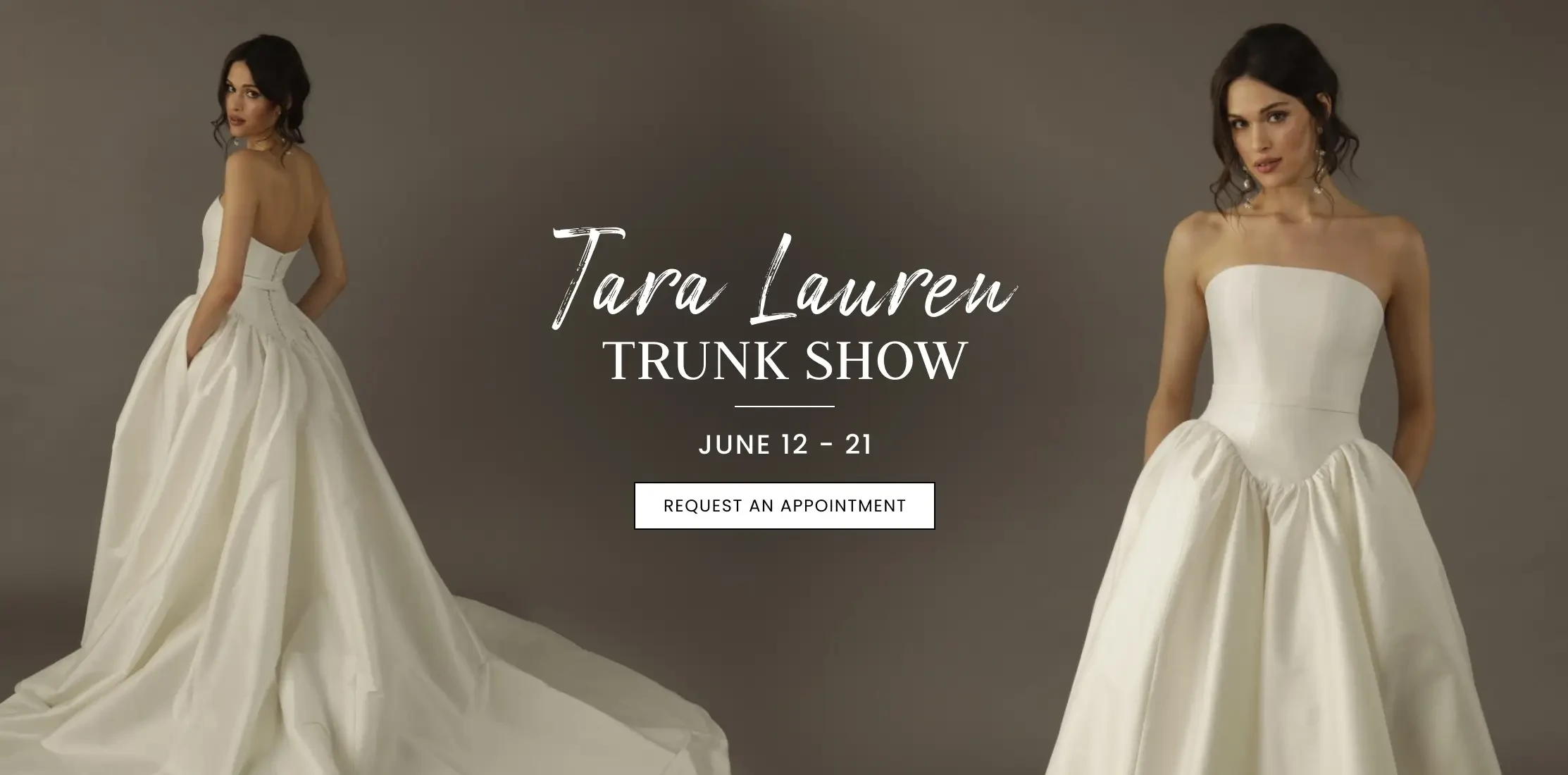 Tara Lauren Trunk Show Desktop Banner