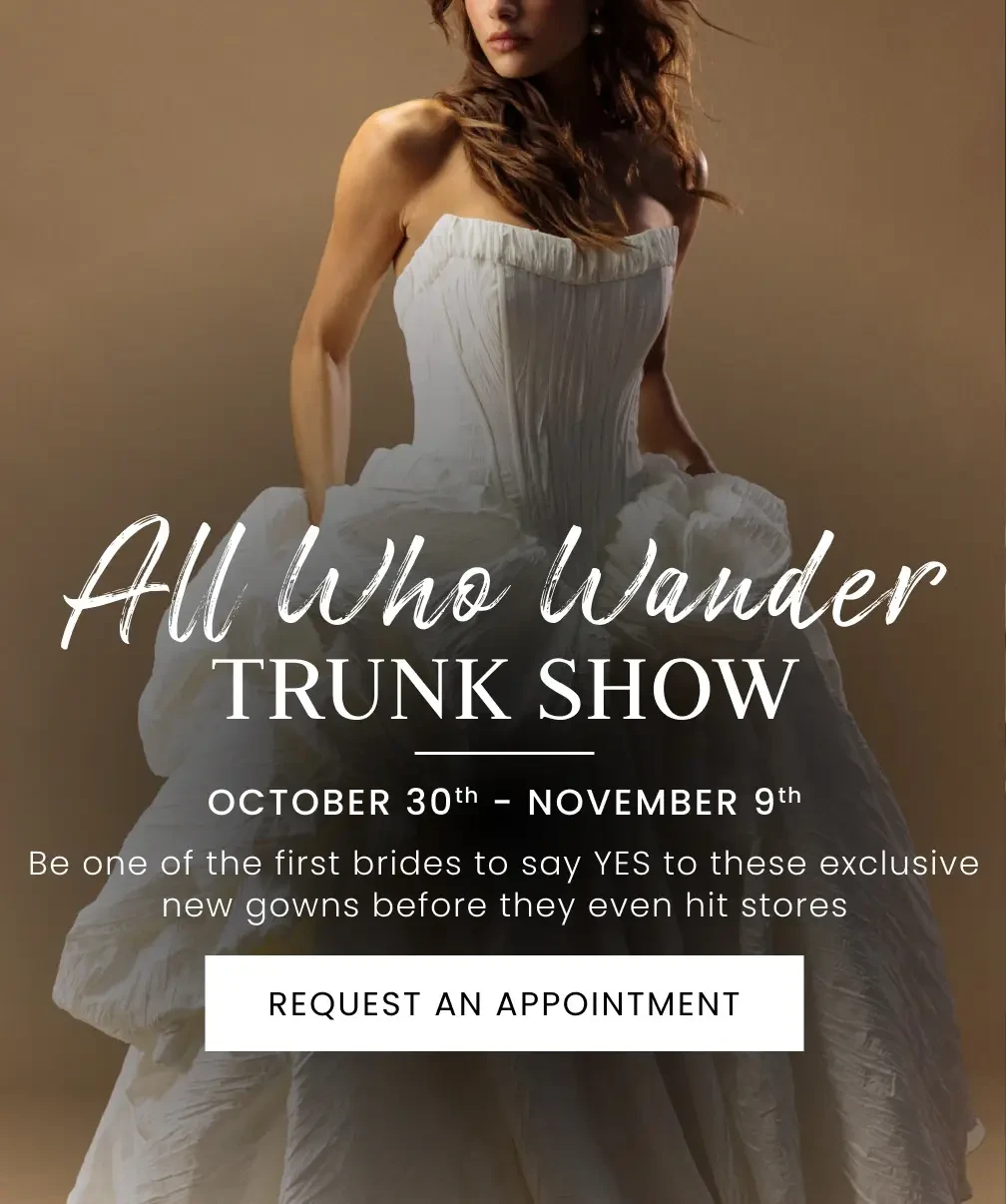 All Who Wander Trunk Show at Gown Boutique of Charleston